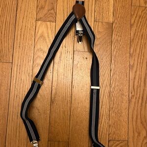 Children’s Place Boys Navy/White Suspenders Size 6-12 months
